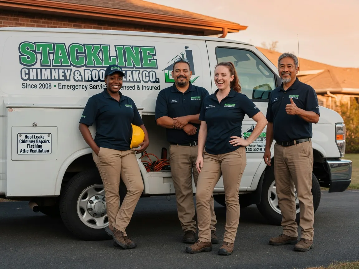 Chimney flashing repair company in Devers, TX